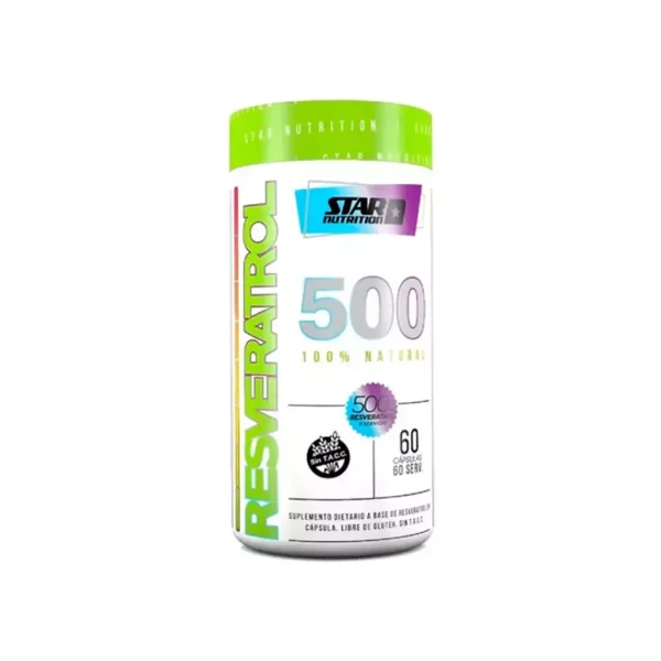 RESVERATROL 500 X60CAPS -STAR NUTRITION