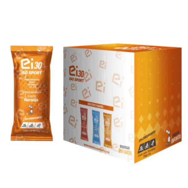 Ei 30 ISO SPORT SABOR NARANJA CAJA X 18 UNIDADES