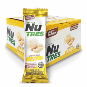 NUTRES MANI CHOCOLATE BLANCO WHEY PROTEIN CAJA X 20 UNIDADES