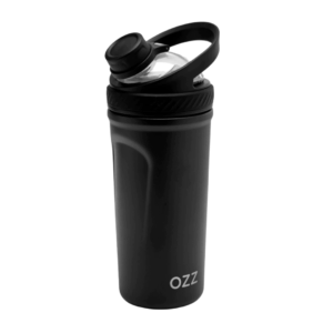 SHAKER OZZ ACERO INOXIDABLE 700ml - NEGRO