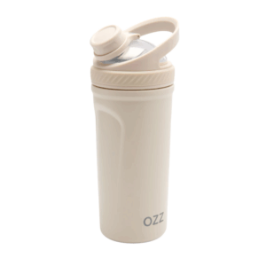SHAKER OZZ ACERO INOXIDABLE 700ml - CREMA