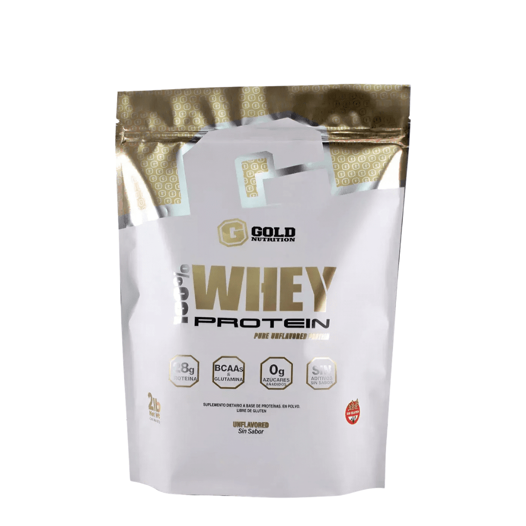 WHEY PROTEIN 2LB SABOR NEUTRO - GOLD NUTRITION