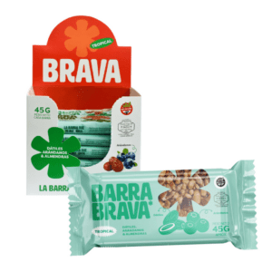 BARRITAS BRAVA ARANDANO , DATILES Y ALMENDRA - CAJA X 12 U