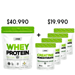 COMBO X1 U WHEY DOY PACK +4 U CREATINA DOY PACK -STAR NUTRITION