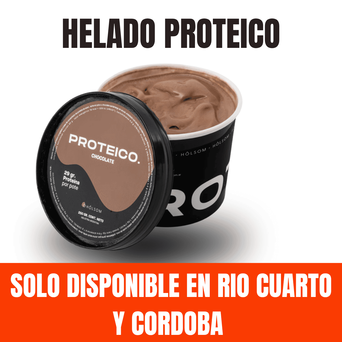 HELADO PROTEICO- CHOCOLATE