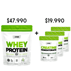 COMBO X1 U WHEY DOY PACK + 3 U CREATINA NEUTRA DOY PACK -STAR NUTRITION