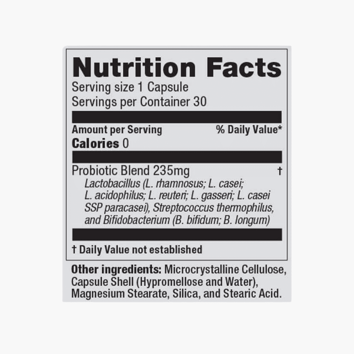 PROBIOTICOS BALANCE 40 BILLONES X 30 CAPSULAS - ULTIMATE NUTRITION - Imagen 2