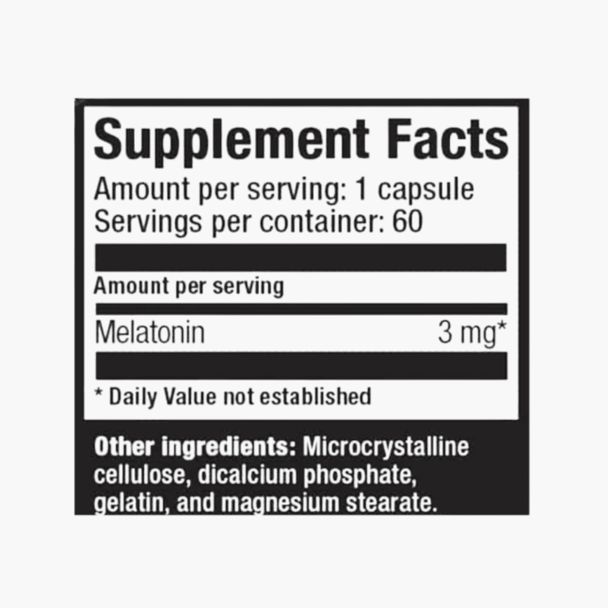 MELATONINA PREMIUM 3mg X60 CAPS- ULTIMATE NUTRITION - Imagen 2