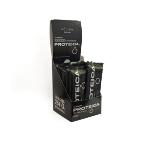 CAJA X12U BARRITAS PROTEICAS CHOCOLATE AMARGO CON NARANJA - HOLSOM