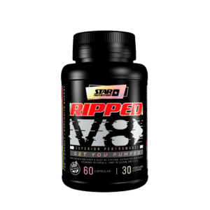 RIPPED V8 - 60 CAPSULAS PRE-WORKOUT-STAR NUTRITION